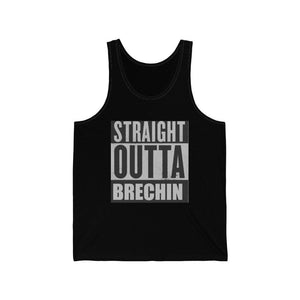 Straight Outta Brechin Unisex Jersey Tank - Munchkin Place Shop 